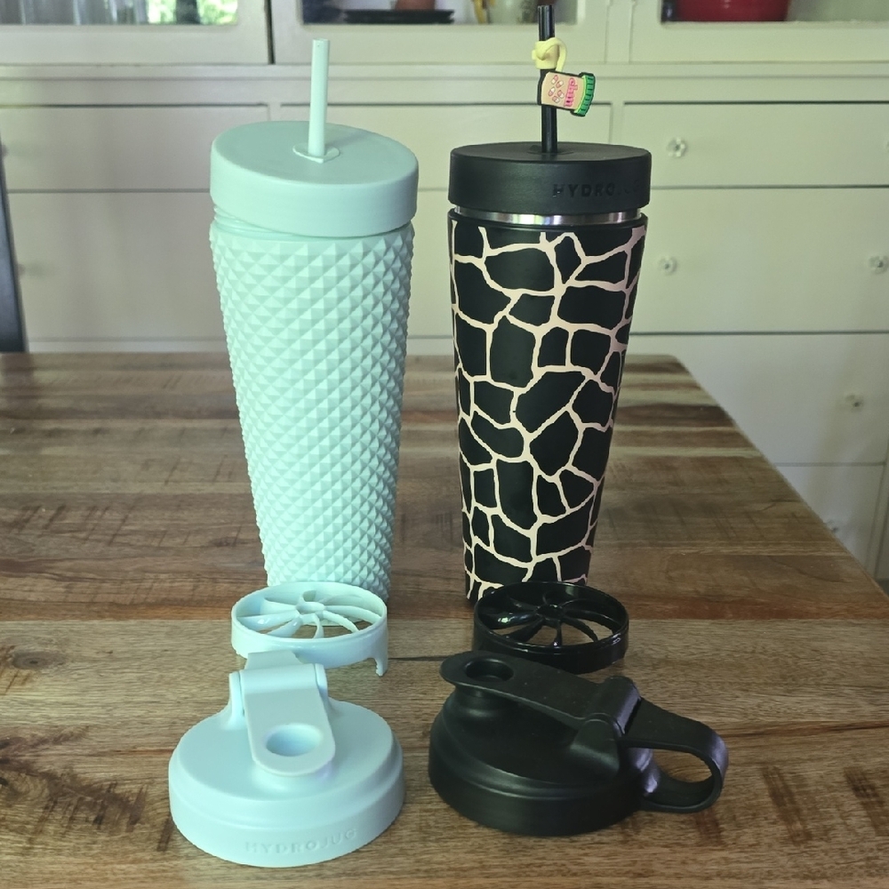 Hydro Flask Textured and Giraffe Pattern Tumblers